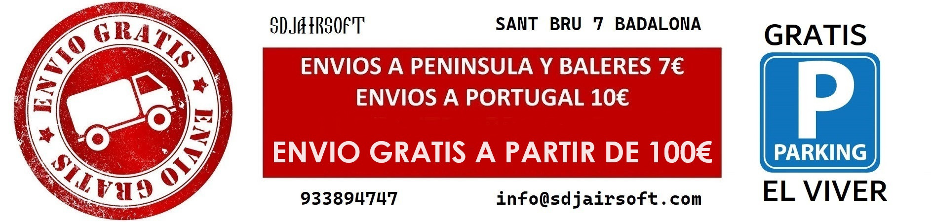 SDJairsoft ENVIO GRATIS A PARTIR DE 100€